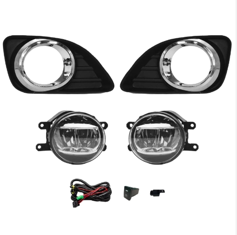 ront Bumper Driving Fog Lamps Clear Lens LED Fog Lights for 2010 2011 Toyota Camry